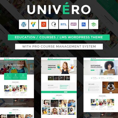 Univero | Education LMS &amp; Courses WordPress Theme