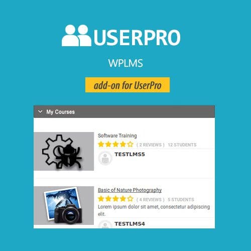UserPro - WPLMS Integration