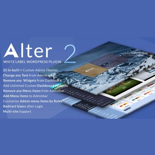 White Label WordPress Plugin - WpAlter