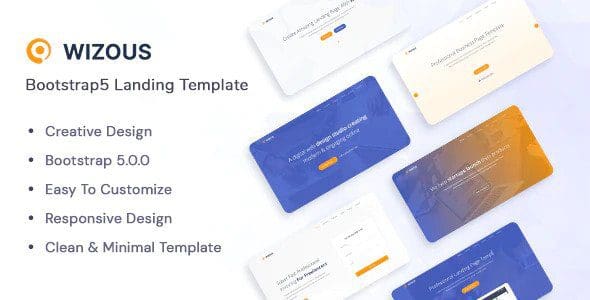 Wizous - Bootstrap 5 Landing page Template