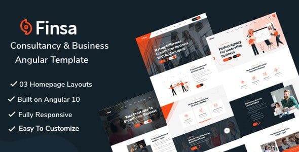 Finsa - Consultancy & Business Angular Template