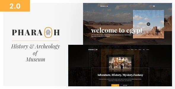 Pharaoh - Museum & Exhibition HTML Template