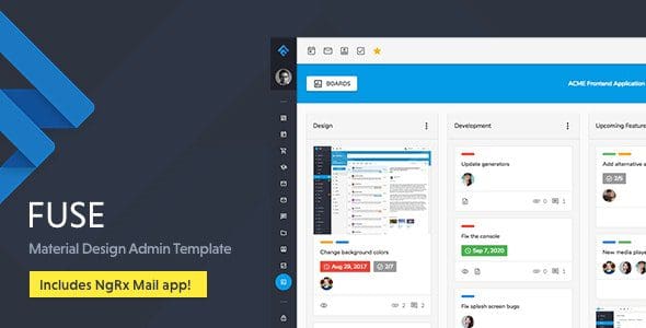 Fuse - Angular 10+ Material Design Admin Template