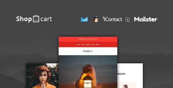 Shopcart - 35+ Modules Responsive E-mail Template + Online Access