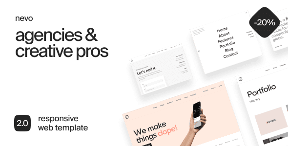Nevo - Freelancer & Agency Portfolio Template