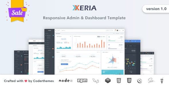 Xeria - Responsive Admin & Dashboard Template