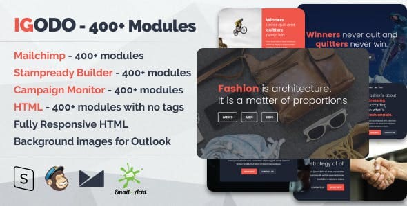 Igodo - Responsive Email with 400+ Modules