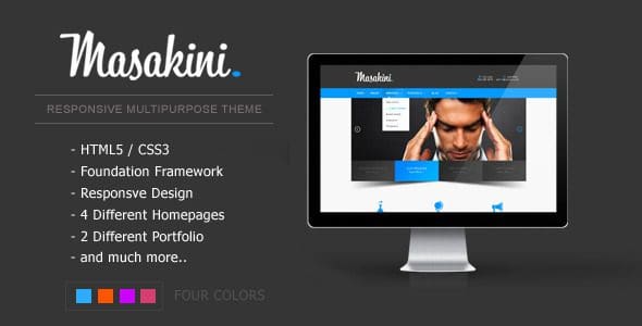 Masakini Multi-purpose Responsive HTML Template