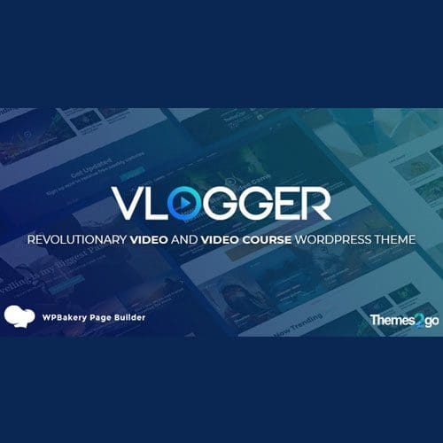 Vlogger: Professional Video & Tutorials WordPress Theme