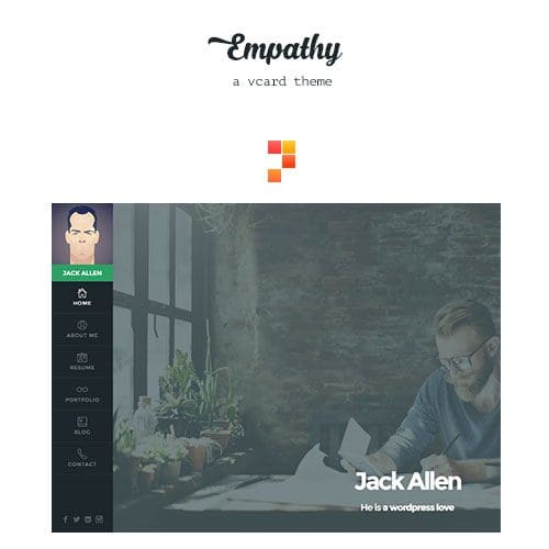 Empathy - A vCard WordPress Theme