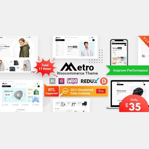 Metro - Minimal WooCommerce WordPress Theme
