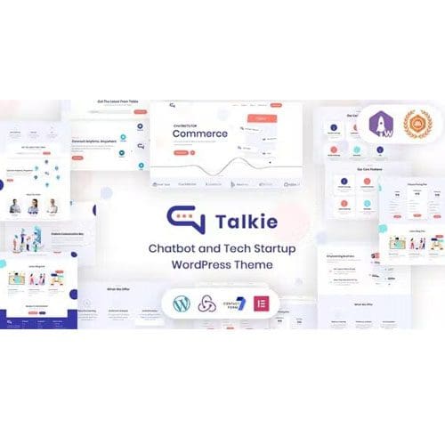 Talkie - Chatbot and Tech Startup WordPress Theme