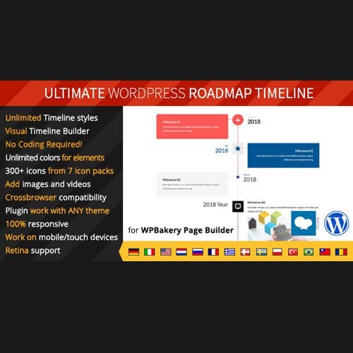 Ultimate Roadmap Timeline - Responsive WordPress Timeline plugin