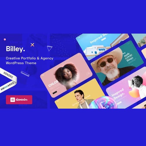 Billey - Creative Portfolio & Agency Elementor WordPress Theme