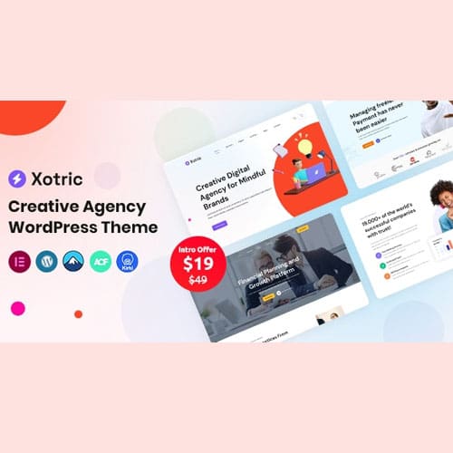 Xotric - Creative Agency WordPress Theme + RTL