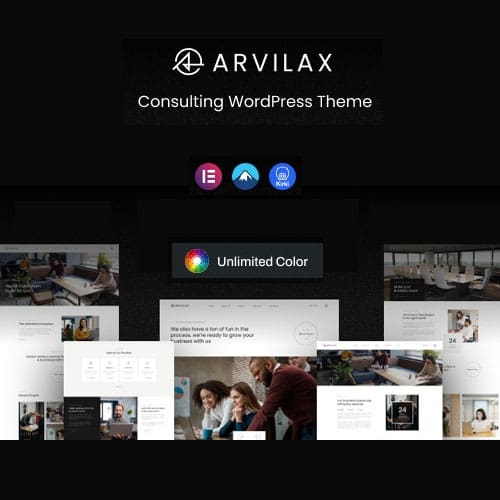Arvilax - Business Consulting WordPress Theme