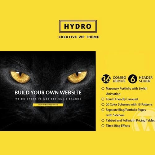 HYDRO - One Page Portfolio WordPress Theme