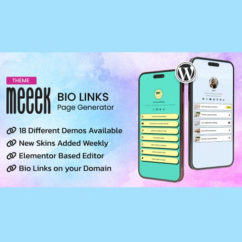 Meeek - Bio Links Builder Theme