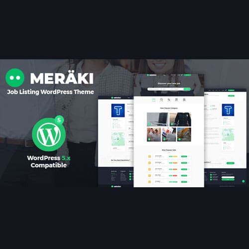 Meraki - Job Board WordPress Theme