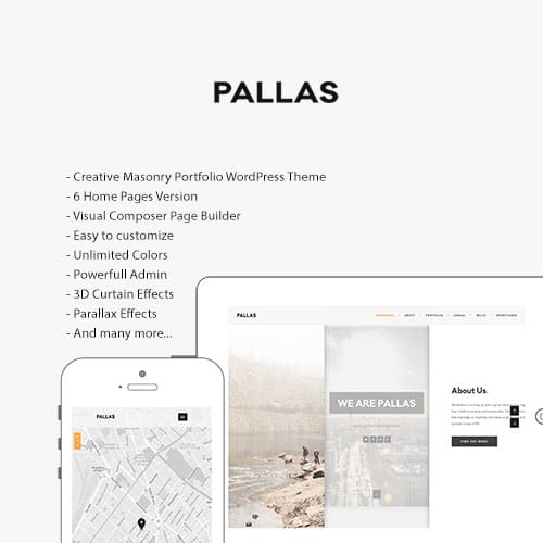 Pallas - Creative Multi-Purpose WordPress Theme