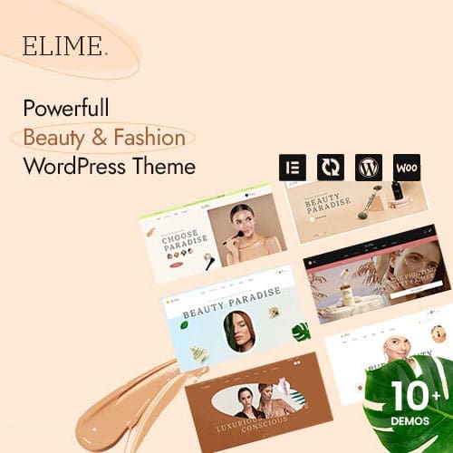 Elime - Multipurpose Cosmetics & Fashion WordPress Theme