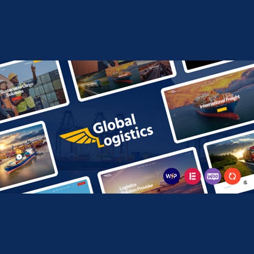 Global Logistics - Transportation & Warehousing WordPress Theme