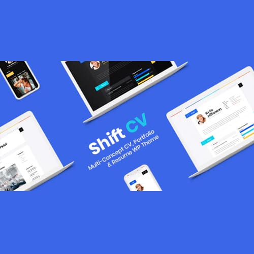 ShiftCV - Blog Resume Portfolio WordPress