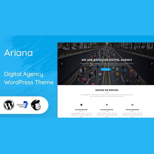 Ariana - Digital Agency WordPress Theme