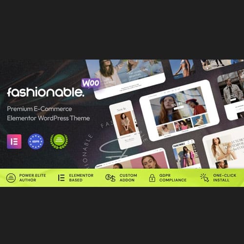 Fashionable - Clothing & Apparel WooCommerce WordPress Theme