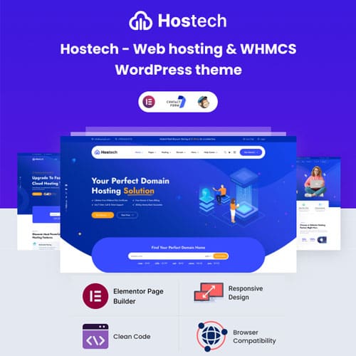 Hostech - Web hosting & WHMCS WordPress theme