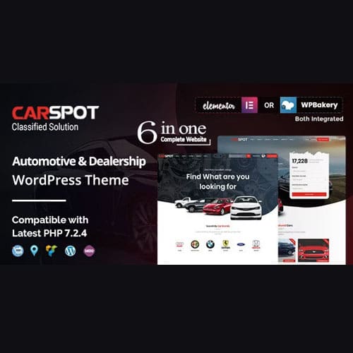 CarSpot - Dealership WordPress Classified Theme