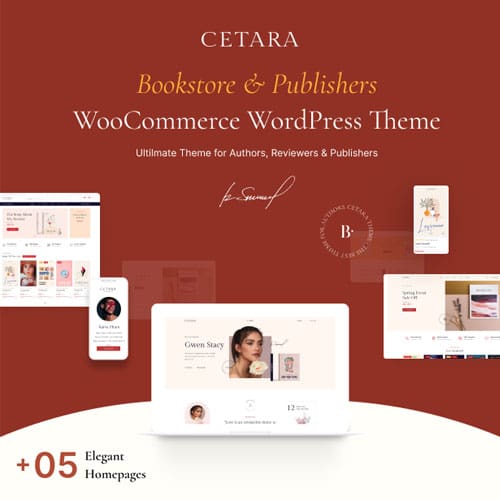Cetara - Beautiful WordPress Theme for Authors