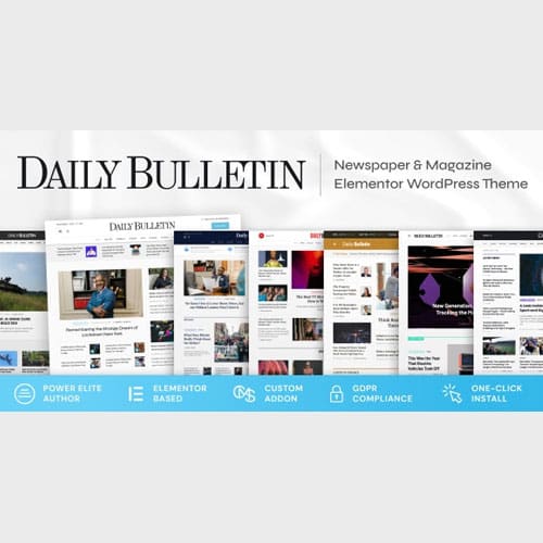 Daily Bulletin - Magazine & Newspaper WordPress Theme