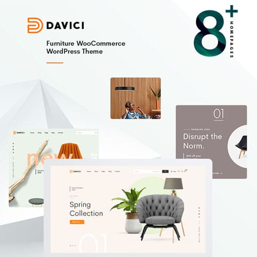 Davici - Furniture WooCommerce WordPress Theme
