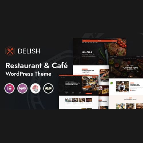 Delish - Restaurant & Cafe WordPress Theme