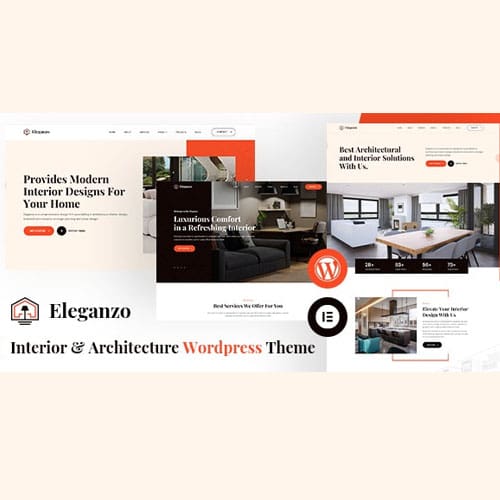 Eleganzo | Interior & Architecture WordPress Theme