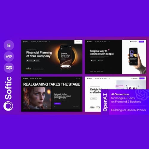 Softic - SaaS App WordPress Theme