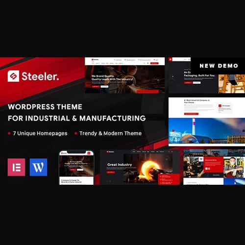 Steeler - Industrial & Manufacturing WordPress Theme