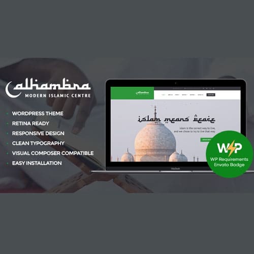Alhambra | Mosque & Islamic WordPress Theme + RTL