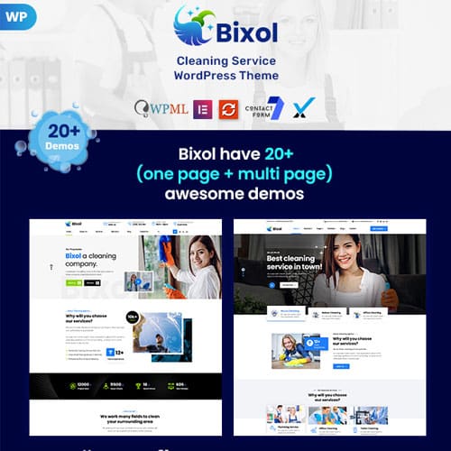 Bixol – Cleaning Services WordPress