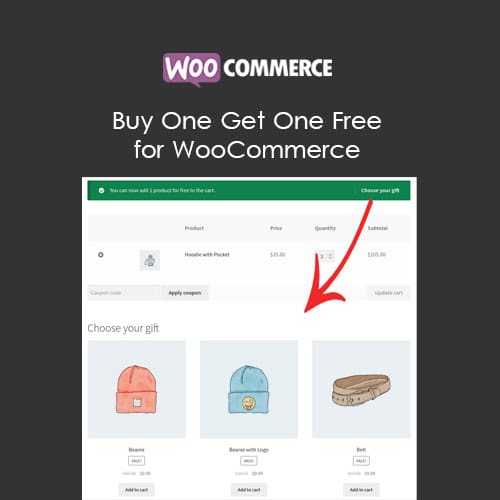 Buy One Get One Free for WooCommerce