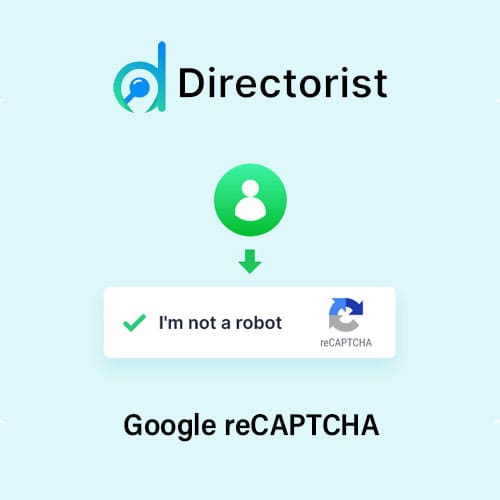 Directorist Google reCAPTCHA