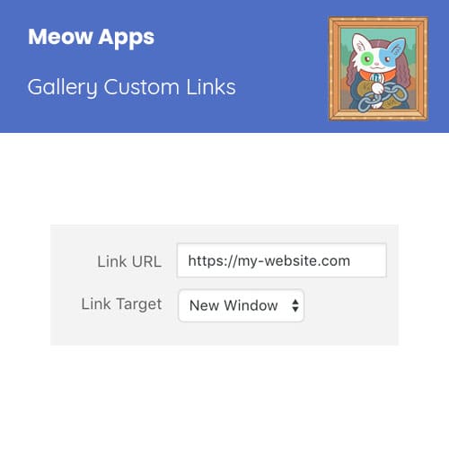 Meow Apps Gallery Custom Links Pro