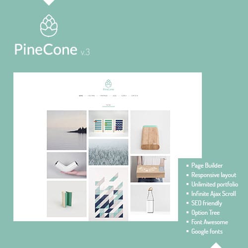 PineCone – Creative Portfolio WordPress Theme