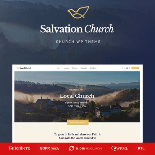 Salvation – Church & Religion WP Theme