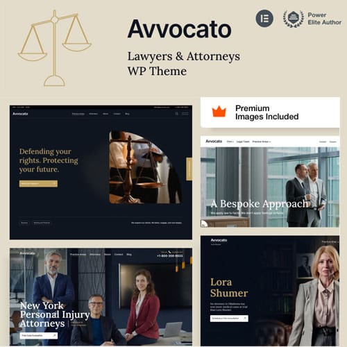 Avvocato – Law Firm WordPress Theme