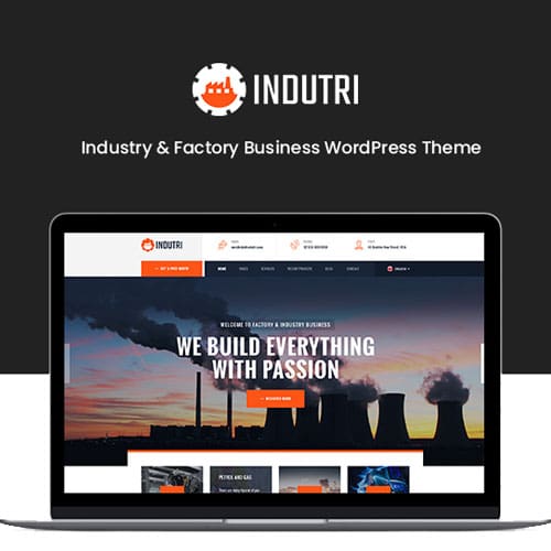 Indutri – Factory & Industrial WordPress Theme