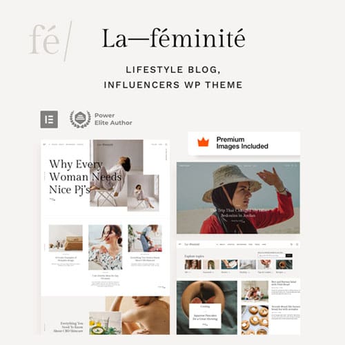 LaFeminite – Personal Blog WordPress Theme