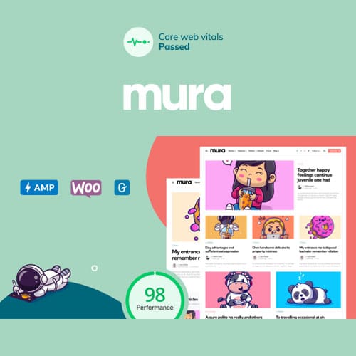 Mura – WordPress Theme for Content Creators
