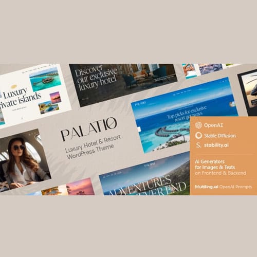 Palatio — Luxury Hotel & Resort WordPress Theme